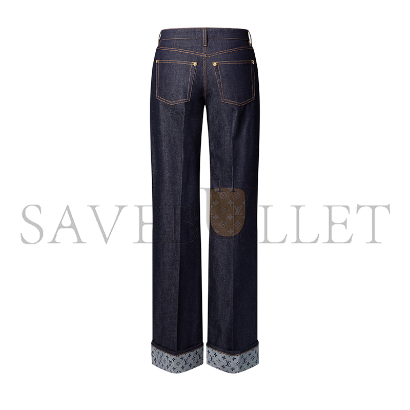 l0vis Vvtt0n cuffed hem flared jeans 1aibhb